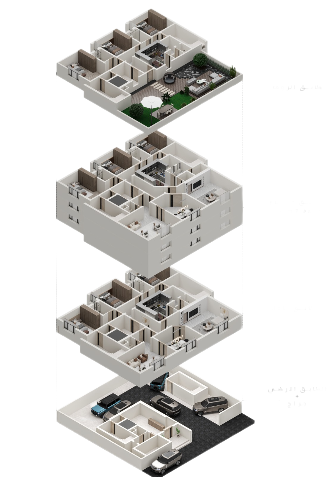 تفصيل الطوابق